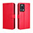 Custodia Portafoglio In Pelle Cover con Supporto BY5 per Xiaomi Mi 13 Lite 5G Rosso