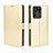 Custodia Portafoglio In Pelle Cover con Supporto BY5 per Xiaomi Mi Mix 4 5G Oro