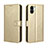 Custodia Portafoglio In Pelle Cover con Supporto BY5 per Xiaomi Poco C50 Oro