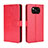 Custodia Portafoglio In Pelle Cover con Supporto BY5 per Xiaomi Poco X3 Pro Rosso