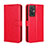 Custodia Portafoglio In Pelle Cover con Supporto BY5 per Xiaomi Redmi 11 Prime 4G Rosso