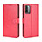 Custodia Portafoglio In Pelle Cover con Supporto BY5 per Xiaomi Redmi 9 Power Rosso