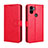 Custodia Portafoglio In Pelle Cover con Supporto BY5 per Xiaomi Redmi A1 Plus Rosso