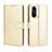 Custodia Portafoglio In Pelle Cover con Supporto BY5 per Xiaomi Redmi K40 Pro+ Plus 5G Oro