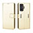 Custodia Portafoglio In Pelle Cover con Supporto BY5 per Xiaomi Redmi K50 Gaming 5G Oro