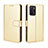 Custodia Portafoglio In Pelle Cover con Supporto BY5 per Xiaomi Redmi Note 10 Pro 5G Oro