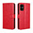 Custodia Portafoglio In Pelle Cover con Supporto BY5 per Xiaomi Redmi Note 11R 5G Rosso