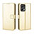 Custodia Portafoglio In Pelle Cover con Supporto BY5 per Xiaomi Redmi Note 11T Pro+ Plus 5G Oro