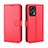 Custodia Portafoglio In Pelle Cover con Supporto BY5 per Xiaomi Redmi Note 11T Pro+ Plus 5G Rosso