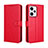 Custodia Portafoglio In Pelle Cover con Supporto BY5 per Xiaomi Redmi Note 12 Explorer Rosso