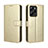 Custodia Portafoglio In Pelle Cover con Supporto BY5 per Xiaomi Redmi Note 12 Pro Speed 5G Oro