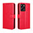 Custodia Portafoglio In Pelle Cover con Supporto BY5 per Xiaomi Redmi Note 12 Pro Speed 5G Rosso