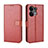 Custodia Portafoglio In Pelle Cover con Supporto BY5 per Xiaomi Redmi Note 13 Pro 5G Marrone