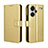 Custodia Portafoglio In Pelle Cover con Supporto BY5 per Xiaomi Redmi Note 13 Pro+ Plus 5G Oro