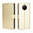 Custodia Portafoglio In Pelle Cover con Supporto BY5 per Xiaomi Redmi Note 9 5G Oro