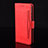 Custodia Portafoglio In Pelle Cover con Supporto BY6 per Asus ROG Phone 5 Ultimate Rosso