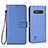 Custodia Portafoglio In Pelle Cover con Supporto BY6 per Xiaomi Black Shark 4S Pro 5G Blu