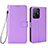 Custodia Portafoglio In Pelle Cover con Supporto BY6 per Xiaomi Mi 11T 5G Viola