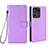 Custodia Portafoglio In Pelle Cover con Supporto BY6 per Xiaomi Mi Mix 4 5G Viola