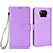 Custodia Portafoglio In Pelle Cover con Supporto BY6 per Xiaomi Poco X3 Pro Viola