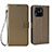 Custodia Portafoglio In Pelle Cover con Supporto BY6 per Xiaomi Redmi 10 India