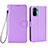 Custodia Portafoglio In Pelle Cover con Supporto BY6 per Xiaomi Redmi Note 10 4G Viola