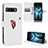 Custodia Portafoglio In Pelle Cover con Supporto BY7 per Asus ROG Phone 3 Bianco