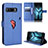 Custodia Portafoglio In Pelle Cover con Supporto BY7 per Asus ROG Phone 3 Blu