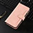 Custodia Portafoglio In Pelle Cover con Supporto BY7 per Xiaomi Redmi 10 4G Oro Rosa