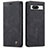 Custodia Portafoglio In Pelle Cover con Supporto C01S per Google Pixel 8 5G Nero