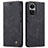 Custodia Portafoglio In Pelle Cover con Supporto C01S per Oppo Reno10 5G Nero