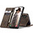 Custodia Portafoglio In Pelle Cover con Supporto C01S per Samsung Galaxy A13 4G