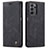 Custodia Portafoglio In Pelle Cover con Supporto C01S per Samsung Galaxy A23 4G Nero