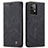 Custodia Portafoglio In Pelle Cover con Supporto C01S per Samsung Galaxy A52s 5G Nero