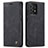 Custodia Portafoglio In Pelle Cover con Supporto C01S per Samsung Galaxy A72 5G Nero