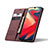 Custodia Portafoglio In Pelle Cover con Supporto C01S per Samsung Galaxy M31