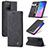 Custodia Portafoglio In Pelle Cover con Supporto C01S per Samsung Galaxy M80S