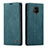 Custodia Portafoglio In Pelle Cover con Supporto C01S per Xiaomi Poco M2 Pro Blu