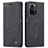 Custodia Portafoglio In Pelle Cover con Supporto C01S per Xiaomi Redmi K40 5G Nero