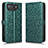 Custodia Portafoglio In Pelle Cover con Supporto C01X per Asus ROG Phone 7 Ultimate Verde