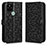 Custodia Portafoglio In Pelle Cover con Supporto C01X per Google Pixel 5 Nero