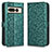 Custodia Portafoglio In Pelle Cover con Supporto C01X per Google Pixel 7 Pro 5G Verde