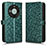 Custodia Portafoglio In Pelle Cover con Supporto C01X per Huawei Mate 60 Verde