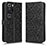 Custodia Portafoglio In Pelle Cover con Supporto C01X per Huawei P60 Pro Nero