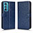 Custodia Portafoglio In Pelle Cover con Supporto C01X per Motorola Moto Edge 30 5G