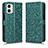 Custodia Portafoglio In Pelle Cover con Supporto C01X per Motorola Moto G53j 5G Verde