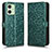 Custodia Portafoglio In Pelle Cover con Supporto C01X per Motorola Moto G54 5G Verde