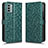 Custodia Portafoglio In Pelle Cover con Supporto C01X per Nokia G22 Verde