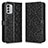 Custodia Portafoglio In Pelle Cover con Supporto C01X per Nokia G60 5G Nero