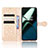 Custodia Portafoglio In Pelle Cover con Supporto C01X per OnePlus Ace 2 5G